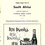 1962 Tour of South Africa Brochure
