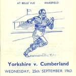 1963 Yorkshire v Cumberland